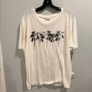 Saint Laurent Cream T-Shirt